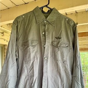 John Varvatos long sleeve dress shirt - L